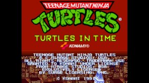FULL GAME ARCADE Teenage Mutant Ninja Turtles Turtles in Time 1991