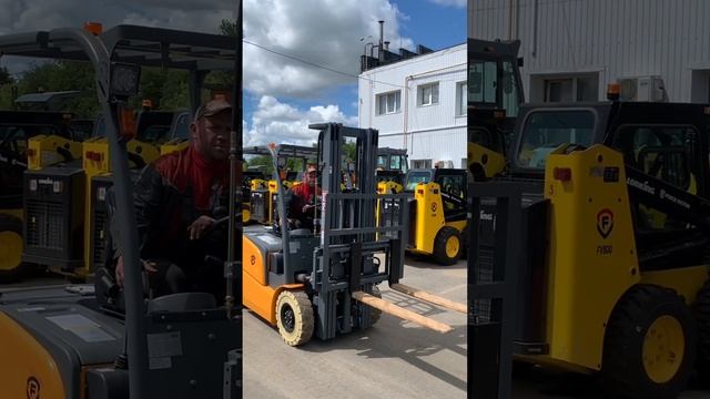 Вилочный электрический погрузчик Force Vector смотреть онлайн