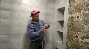 Стойка для душа. На нишу.