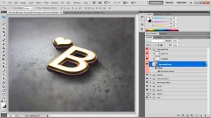 3D logo MOCKUP   -  Photoshop    -   FREE