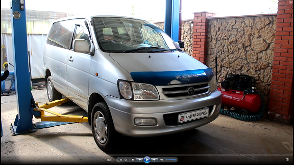 Замена пыльника наружного привода на Toyota Noah 3S FE Тойота Ноах 2000 года