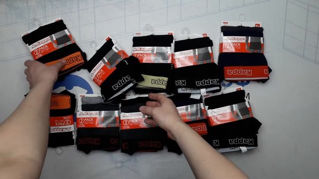 9030 KAPPA мужские трусы (боксеры) сток 6 пак 2.85€/шт 20шт смотреть онлайн