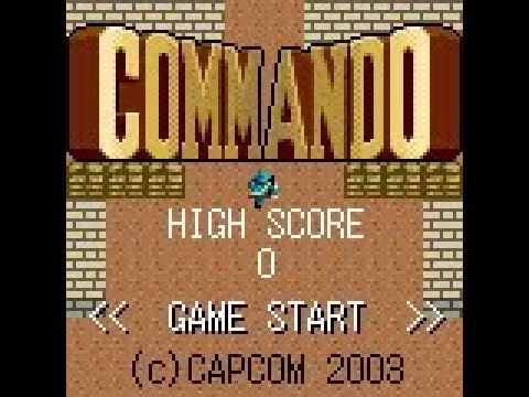"Commando" RARE JAVA GAME (CAPCOM 2004 year)