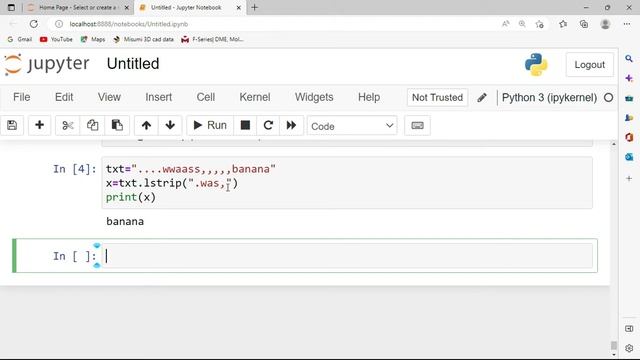 #python #jupyter how to use lstrip python method-string method Lstrip- complete python tutorial- смотреть онлайн
