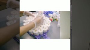Торт из подгузников.Оригинальный подарок на выписку/новорожденному.Подарок своими руками