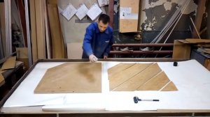 Частина №1 Поклейка шпона контактним клеєм Westech