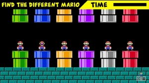 Which Mario is different? Pipes Minigame