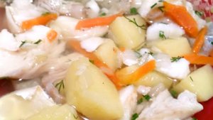 Уха из трески! Вкусный и полезный суп!