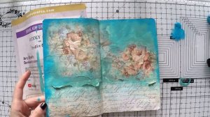 Art Journal - Decoupage with Stamperia Rice Paper