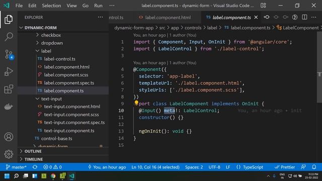 Dynamic forms in Angular | 2022 | Angular 13