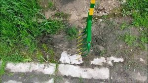 Картофелекопалка Тьмака , сделано из вил !