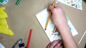 Новый год своими руками. Надпись "С Новым годом". Стилизация под каллиграфию.