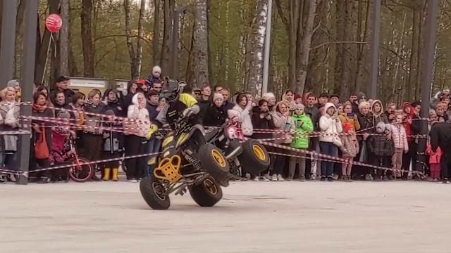 Стант мотошоу + фаершоу на день Победы 2022 FREERIDE ENGINE