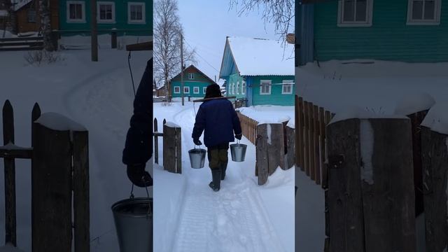 Архангельская область. Деревня Вешки. Россия.