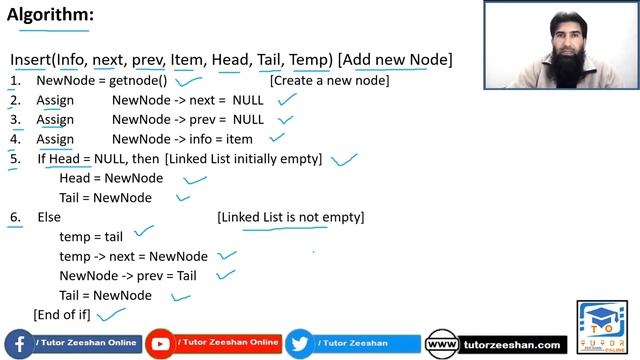 Add new Node in Doubly Linked List at End | without loop | DS&A LECTURE – 22 |