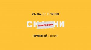 СКАЖИ шоу. Прямой эфир 24.04.22 с Висамом Бардвил и Хасаном Баиевым