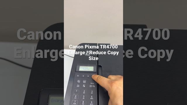 Enlarge or Reduce Copy Size Canon Pixma TR4700 Series Printer