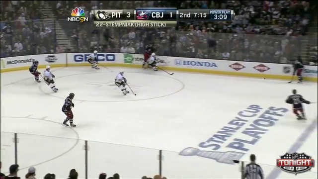 НХЛ. Коламбус - Питтсбург - 4:3 ОТ (23/04/14) смотреть онлайн