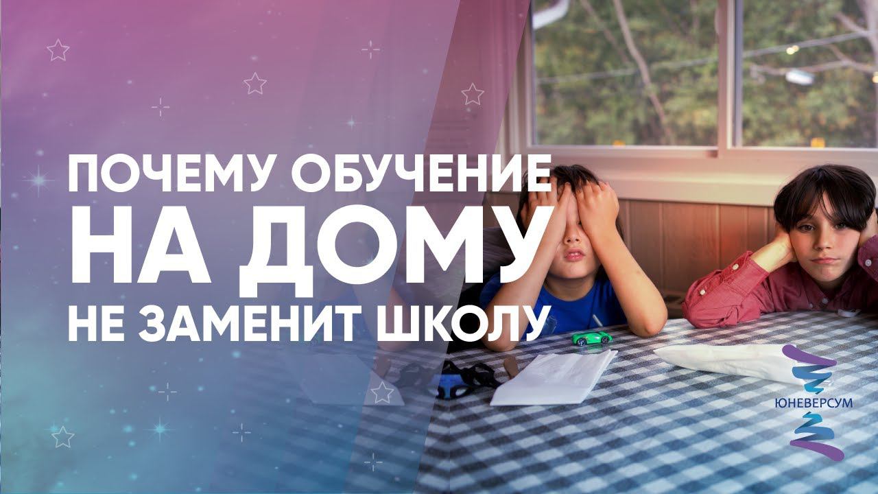 Почему ОБУЧЕНИЕ на ДОМУ не заменит ШКОЛУ
