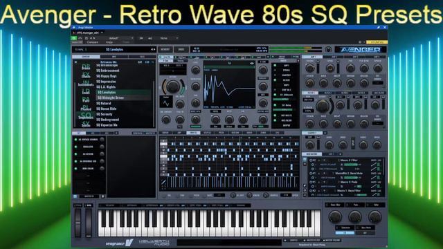 Avenger Retro Wave 80s SQ Presets смотреть онлайн