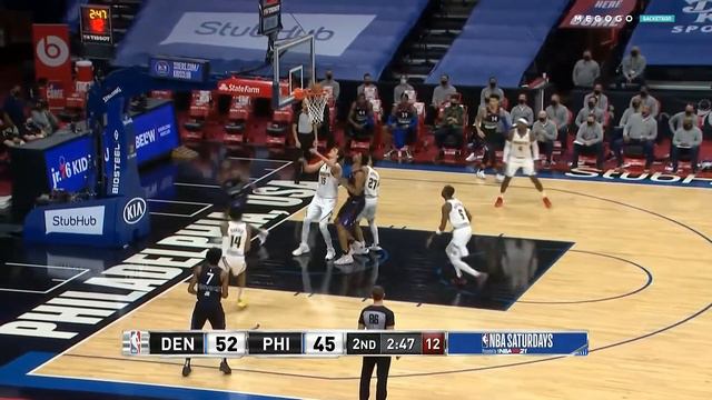 Денвер Наггетс - Филадельфия Сиксерс 09.01 Хайлайты НБА на русском смотреть онлайн