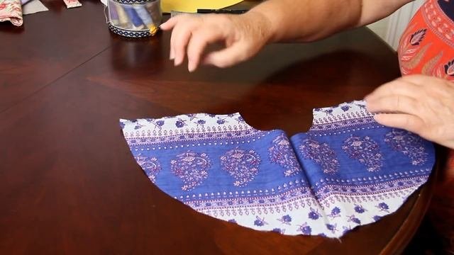 Юбка полусолнце и Юбка с запахом. Две юбки за 5 минут
