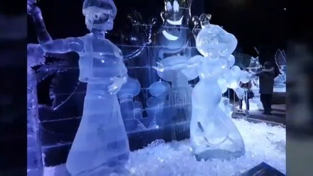 Фестиваль ледяных фигур, Санкт-Петербург, Петропавловская крепость 2018. смотреть онлайн