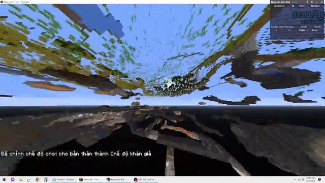 CÁCH DÙNG BOT CALCULATOR #minecraftspeedrunner