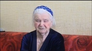 ИНТЕРВЬЮ С ВЕТЕРАНОМ ВОВ/ ГАЛИНА СУХОМЛИНА