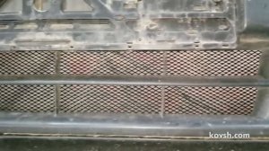 Сетка радиатора: до и после установки на Renault Kangoo 1.5d, K9K