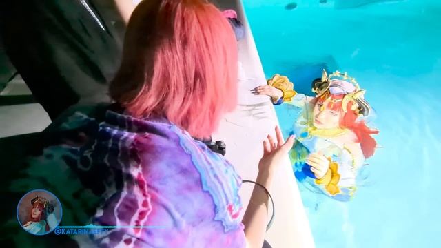 АКВА СЪЕМКА | Как мы снимали косплей Нилу из Геншин Импакт под водой? Влог