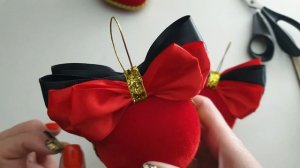 Елочные игрушки из бархата / Christmas velvet ornaments