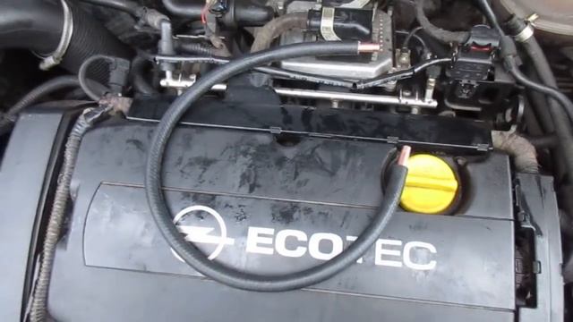 Замена трубки подогрева дроссельной заслонки Опель смотреть онлайн