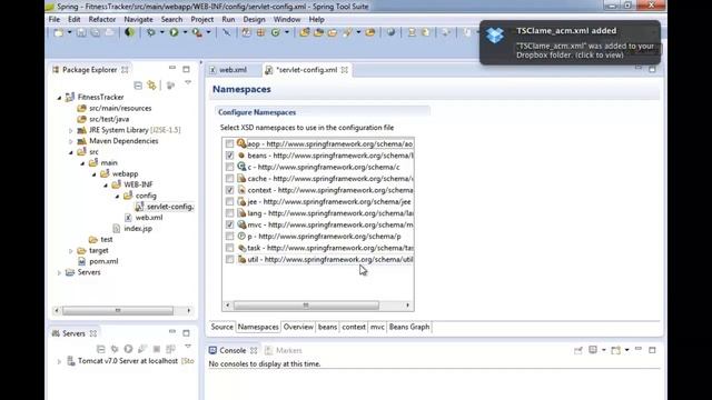 Introduction to Spring MVC Request - Configuring the servlet config XML смотреть онлайн