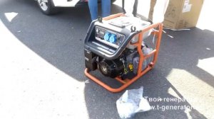 Бензиновый генератор Zongshen KB 3300┃(Электростанция 2 кВт на колёсах)