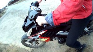 Как я свою сестру на мотоцикле ездить учил!?Storm Indigo 125