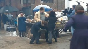 На съемках проекта "За полчаса до весны"...202112182