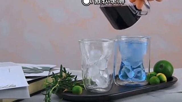 Оригинальные стеклянные бокалы