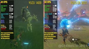 Yuzu Early Access 3531 vs Yuzu Mainline 1409 The Legend Of Zelda Breath Of The Wild (2023)