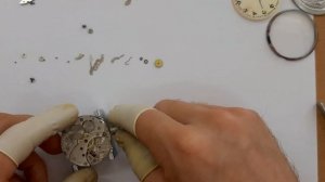 Карманные часы Молния, сборка