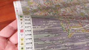Садовые пионы.. Алмазная живопись(Мосфа).. 40 на 40 см.. квадратные стразы