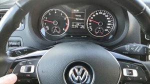 Круиз контроль на VW Polo 6R sedan CFNA через мультифункциональный руль от VW Polo 6C