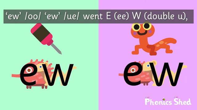 Phonics Shed - Songs - Comparing ‘ew’ sounds смотреть онлайн