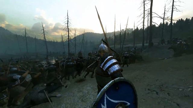 Immersive First Person Battle: Mount & Blade II - Bannerlord: Vlandia Vs Sturgia смотреть онлайн