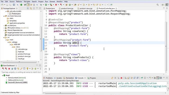 SOF3021 Java5 Hướng dẫn chương trình CRUD sản phẩm lab2