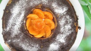 Абрикосово-шоколадный пирог