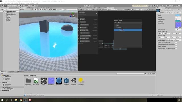 Создание воды в Shader Graph на движке Unity смотреть онлайн
