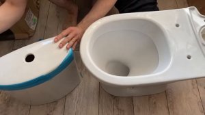 Распаковка — Унитаз напольный Santek Алькор WH302140