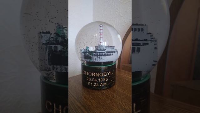 Snow globe "Chernobyl".  Снежный шар " Чернонобыль". My art work, gorbushka_snowglobes