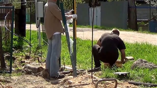 Как установить евроограждение / еврозабор 3d на даче смотреть онлайн